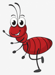 ​The Ant: Story in Present Simple/Present Continuous
